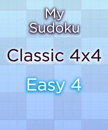 My Sudoku: Classic 4x4 Easy 4 cover