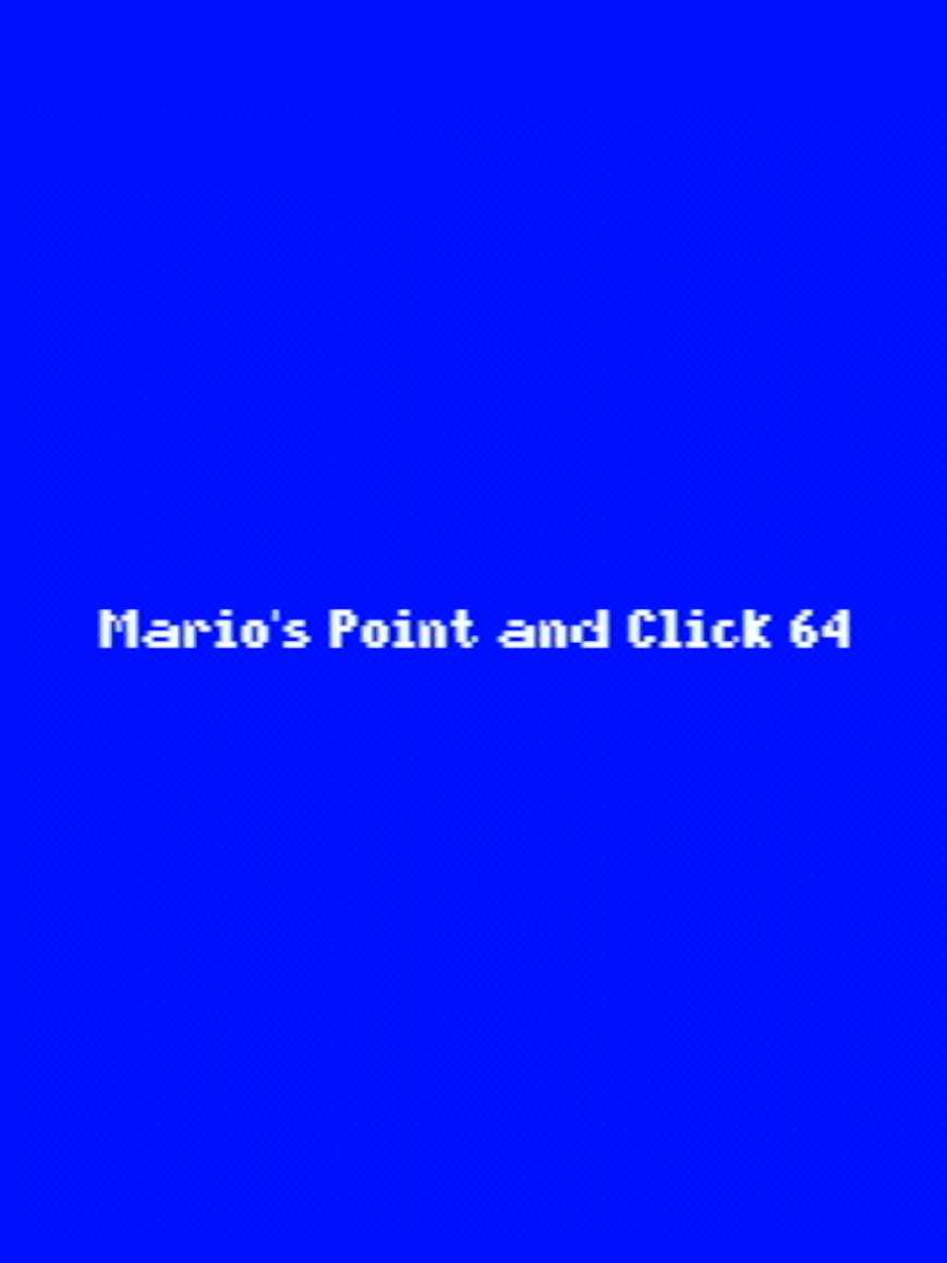 Mario's Point and Click 64 cover