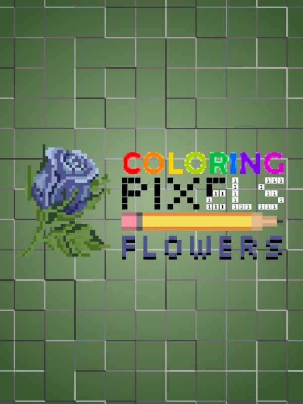 Coloring Pixels: Flowers Pack cover