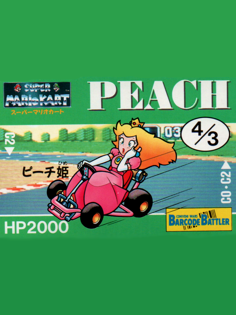 Barcode Battler II: Super Mario Kart - Peach cover