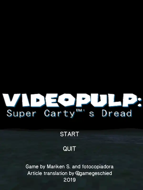 Videopulp: Super Carty's Dread cover