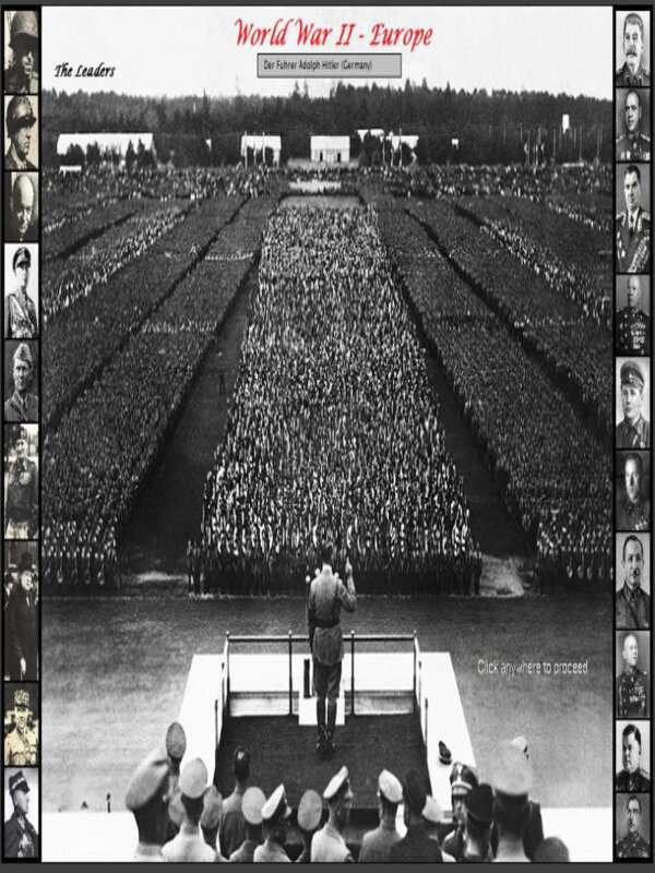 World War II Europe 1939-1945 cover