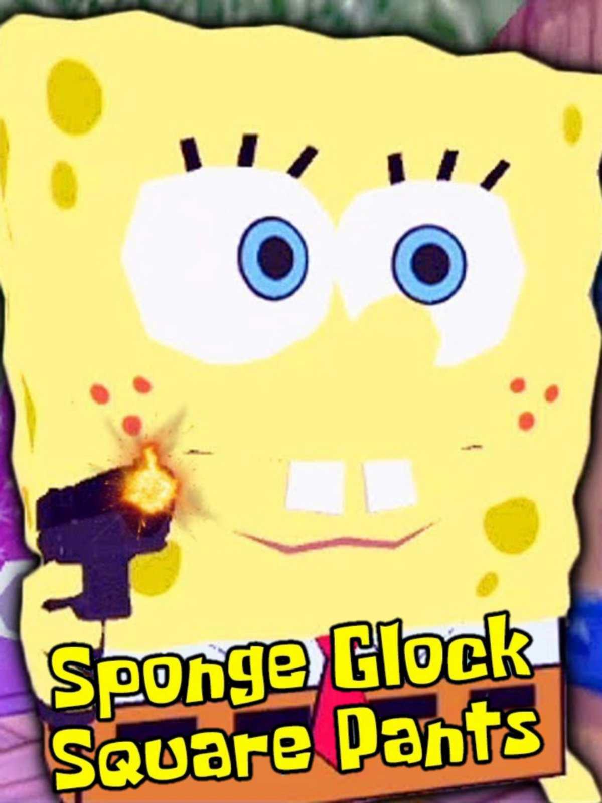 SpongeGlock SquarePants cover