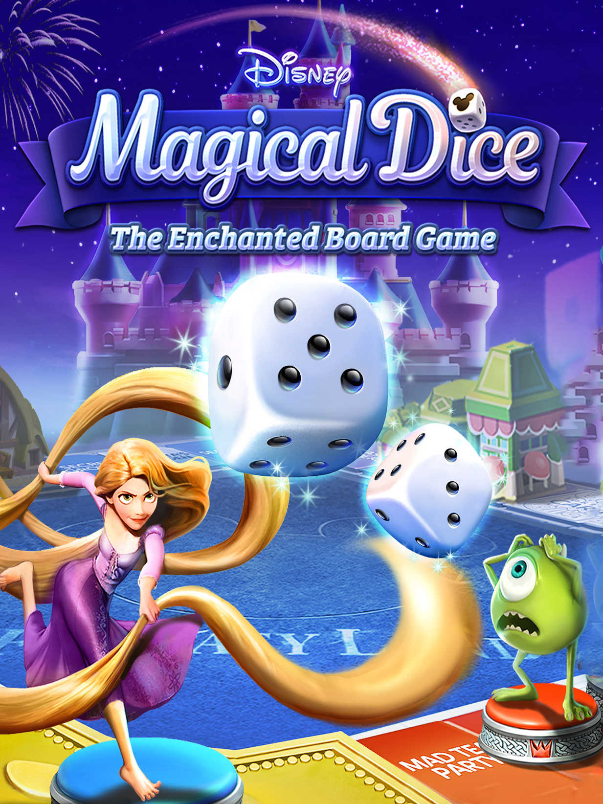 Disney Magical Dice: The Enchanted Board Game cover