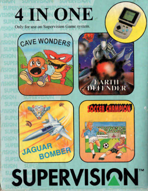 4 in One: Cave Wonders/Earth Defender/Jaguar Bomber/Soccer Champion cover