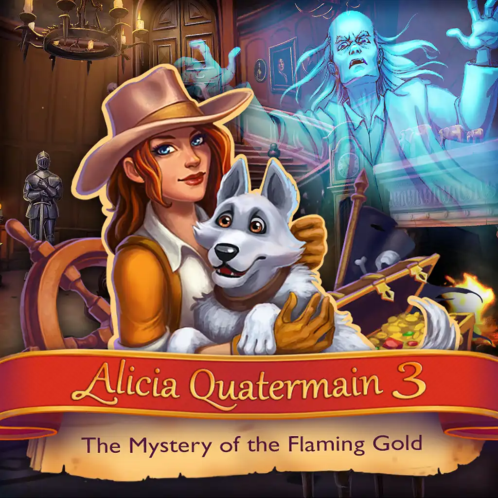 Alicia Quatermain 3: The Mystery of the Flaming Gold cover