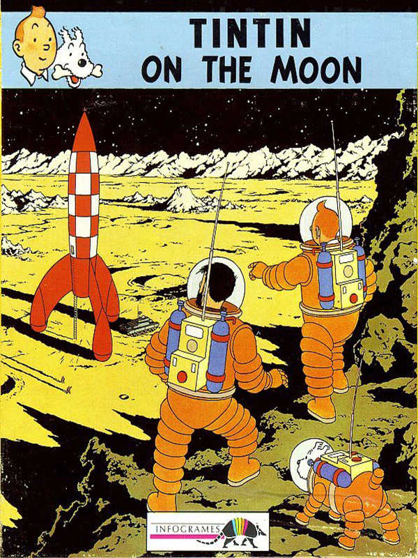 Tintin on the Moon cover