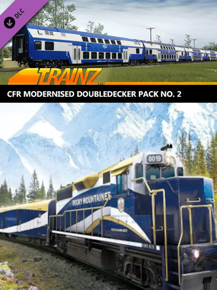 Trainz Railroad Simulator 2019: CFR Modernised Doubledecker Pack No. 2 cover