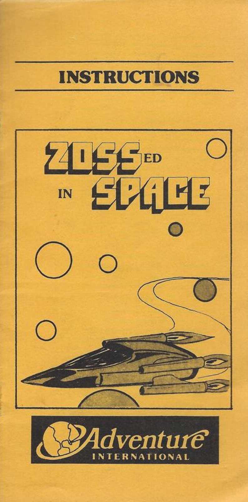 Zossed in Space cover