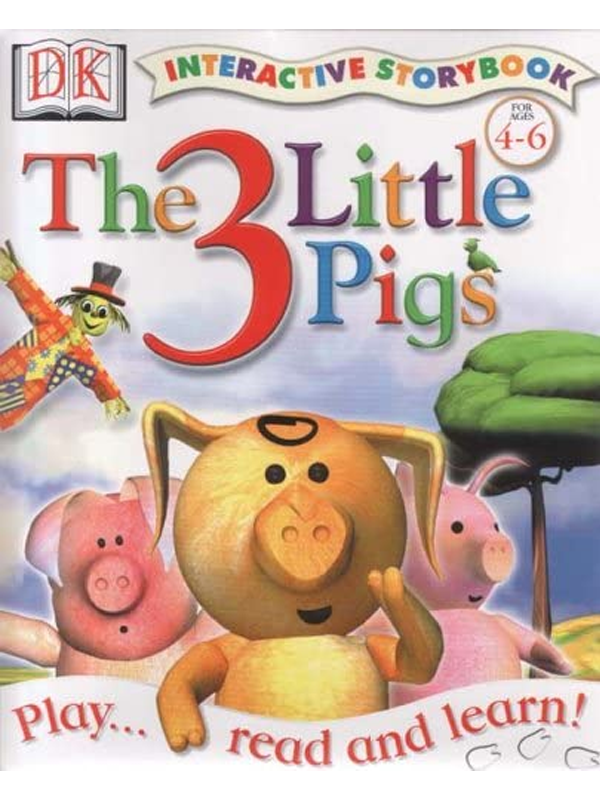 DK Interactive Storybook: The 3 Little Pigs cover