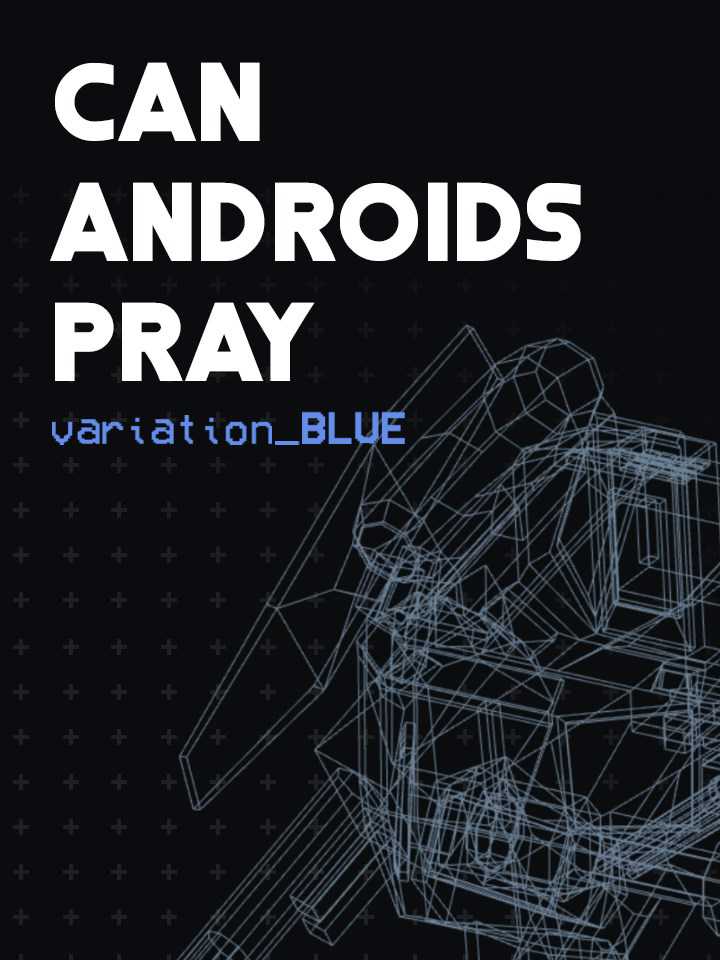 Can Androids Pray: Blue cover