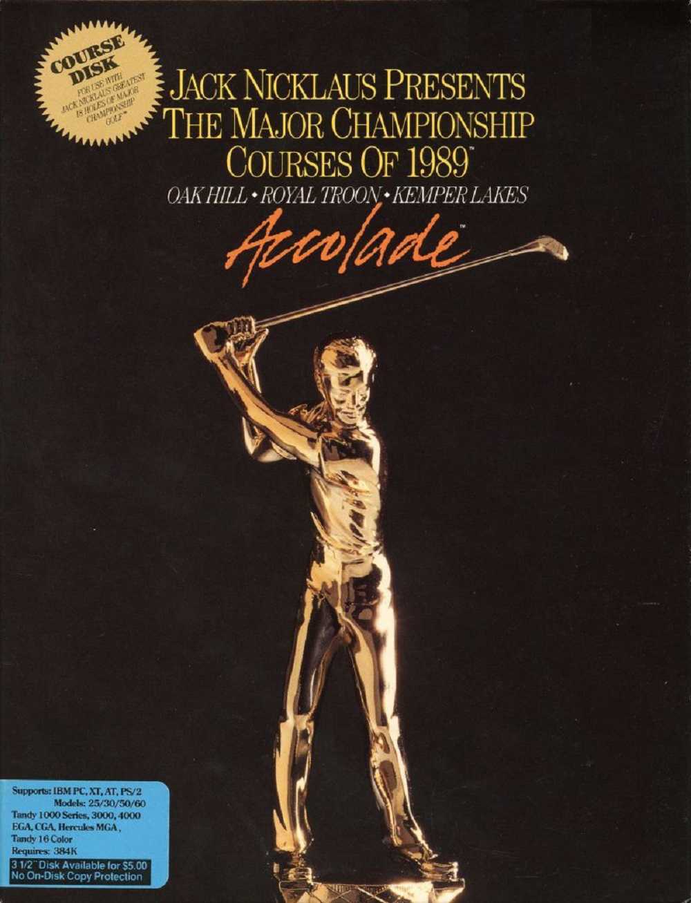 Jack Nicklaus presents The Major Championship Courses of 1989 cover