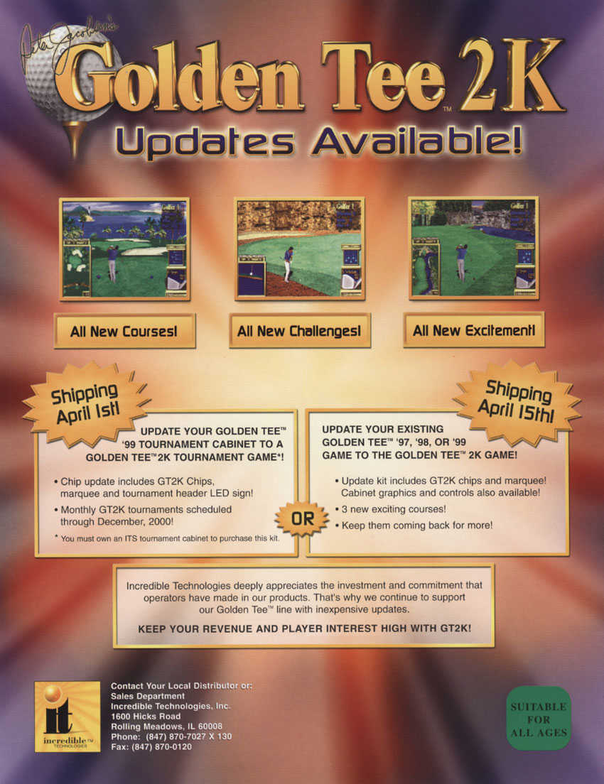 Golden Tee 2K cover