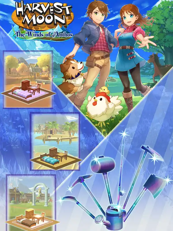 Harvest Moon: The Winds of Anthos - Tool Upgrade & New Interior Designs Pack cover