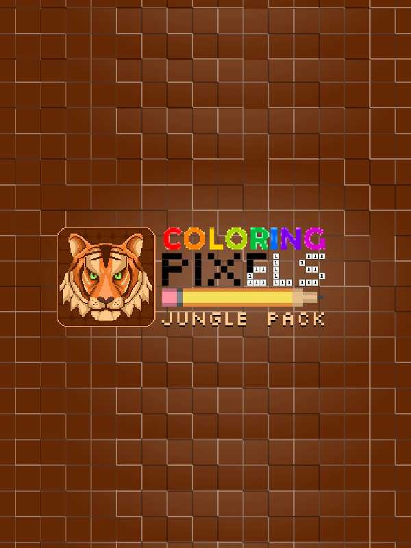 Coloring Pixels: Jungle Pack