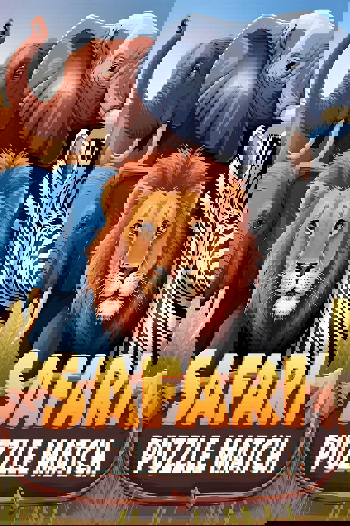 Safari Puzzle Match
